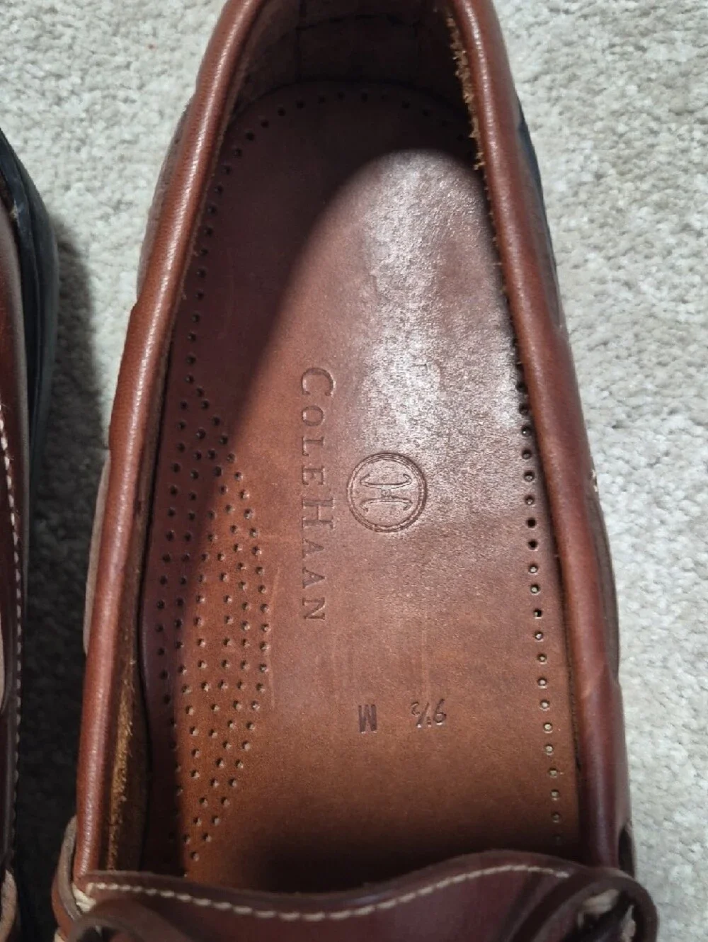 Cole Haan leather upper